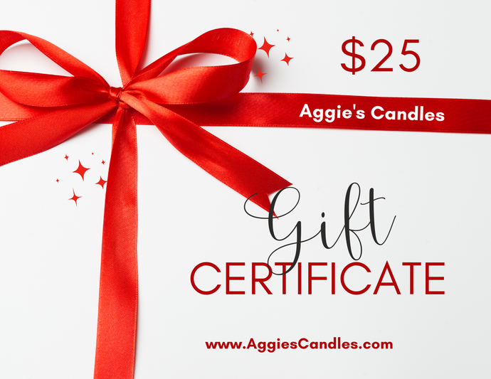 Aggie's E-Gift Certificate $25